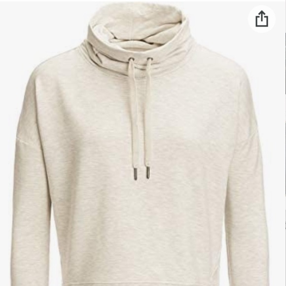 UGG Tops - UGG Cream Miya Funnel Neck Cowl Sweatshirt Fleece